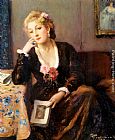Distant Thoughts Paintings - Faraway Thoughts by Fernand Toussaint